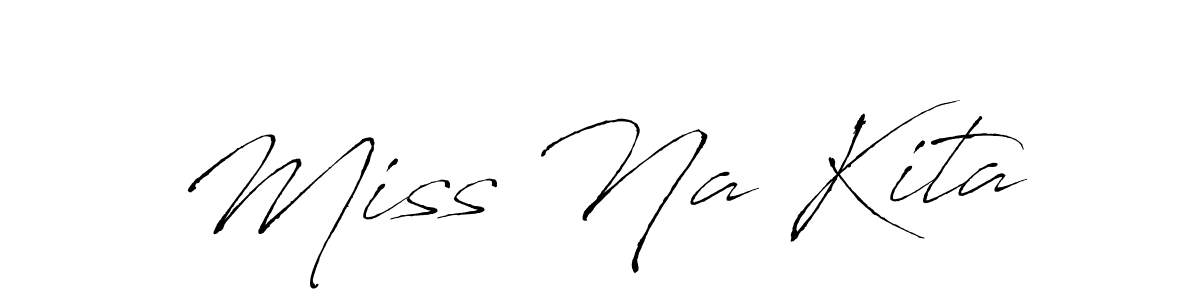 You should practise on your own different ways (Antro_Vectra) to write your name (Miss Na Kita) in signature. don't let someone else do it for you. Miss Na Kita signature style 6 images and pictures png