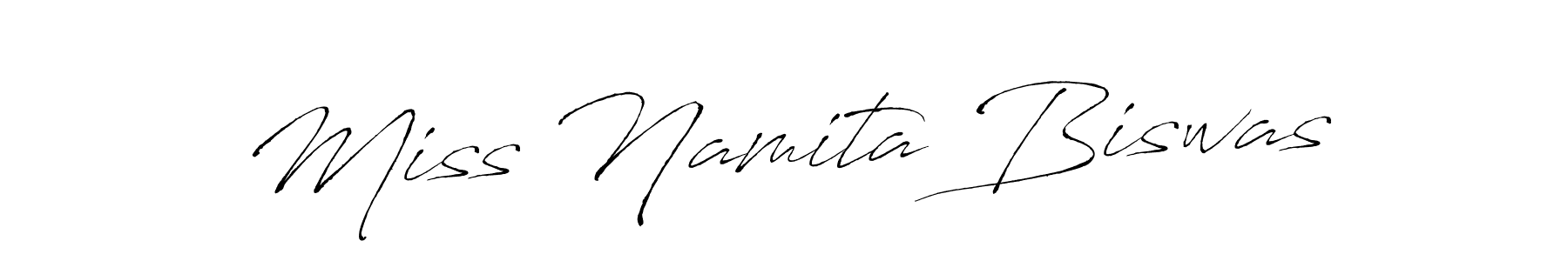 Design your own signature with our free online signature maker. With this signature software, you can create a handwritten (Antro_Vectra) signature for name Miss Namita Biswas. Miss Namita Biswas signature style 6 images and pictures png