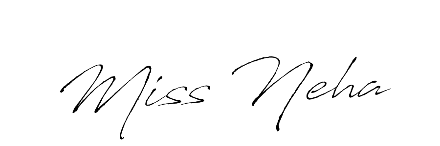 Antro_Vectra is a professional signature style that is perfect for those who want to add a touch of class to their signature. It is also a great choice for those who want to make their signature more unique. Get Miss Neha name to fancy signature for free. Miss Neha signature style 6 images and pictures png