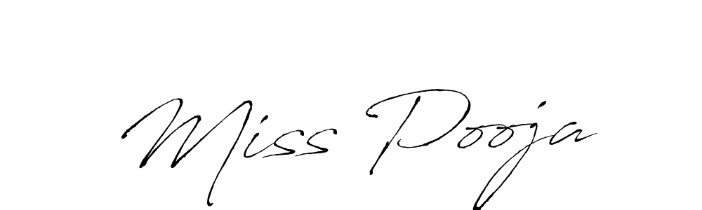 Miss Pooja stylish signature style. Best Handwritten Sign (Antro_Vectra) for my name. Handwritten Signature Collection Ideas for my name Miss Pooja. Miss Pooja signature style 6 images and pictures png
