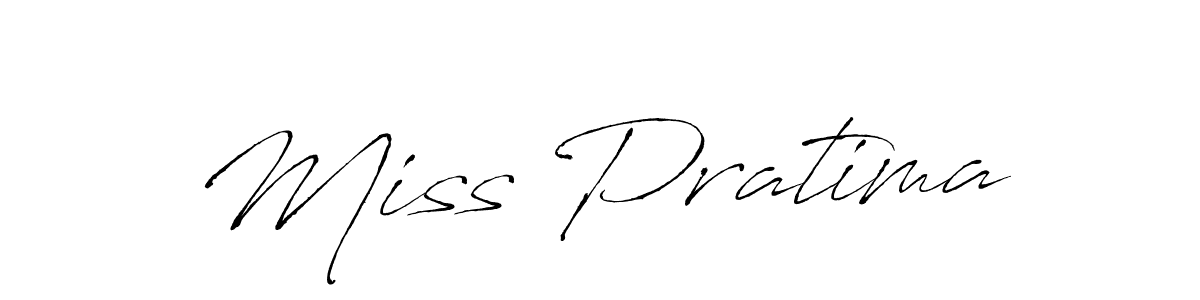 Miss Pratima stylish signature style. Best Handwritten Sign (Antro_Vectra) for my name. Handwritten Signature Collection Ideas for my name Miss Pratima. Miss Pratima signature style 6 images and pictures png