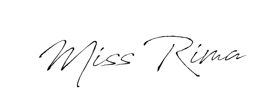 Make a beautiful signature design for name Miss Rima. With this signature (Antro_Vectra) style, you can create a handwritten signature for free. Miss Rima signature style 6 images and pictures png