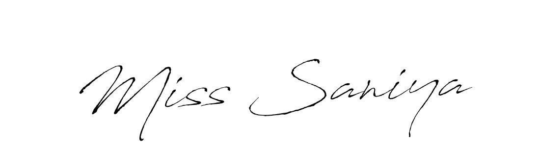 Make a short Miss Saniya signature style. Manage your documents anywhere anytime using Antro_Vectra. Create and add eSignatures, submit forms, share and send files easily. Miss Saniya signature style 6 images and pictures png