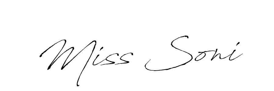 You should practise on your own different ways (Antro_Vectra) to write your name (Miss Soni) in signature. don't let someone else do it for you. Miss Soni signature style 6 images and pictures png