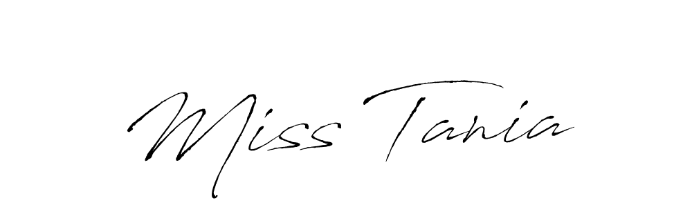 Also we have Miss Tania name is the best signature style. Create professional handwritten signature collection using Antro_Vectra autograph style. Miss Tania signature style 6 images and pictures png