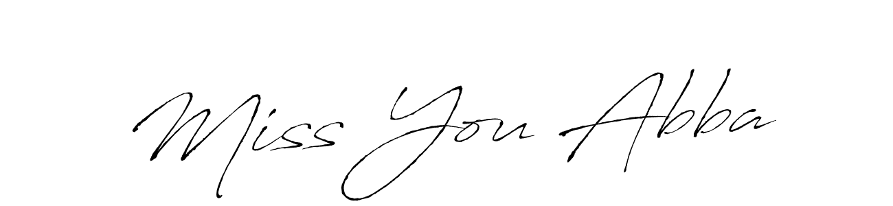 Best and Professional Signature Style for Miss You Abba. Antro_Vectra Best Signature Style Collection. Miss You Abba signature style 6 images and pictures png