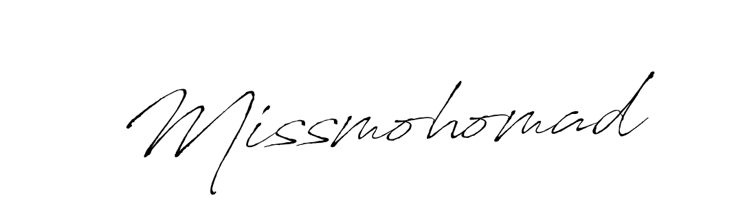 Make a beautiful signature design for name Missmohomad. Use this online signature maker to create a handwritten signature for free. Missmohomad signature style 6 images and pictures png