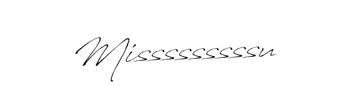 Design your own signature with our free online signature maker. With this signature software, you can create a handwritten (Antro_Vectra) signature for name Misssssssssu. Misssssssssu signature style 6 images and pictures png