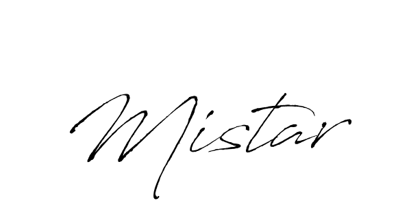 Design your own signature with our free online signature maker. With this signature software, you can create a handwritten (Antro_Vectra) signature for name Mistar. Mistar signature style 6 images and pictures png