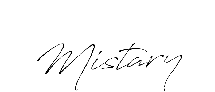 Make a beautiful signature design for name Mistary. With this signature (Antro_Vectra) style, you can create a handwritten signature for free. Mistary signature style 6 images and pictures png