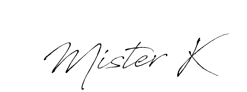 if you are searching for the best signature style for your name Mister K. so please give up your signature search. here we have designed multiple signature styles  using Antro_Vectra. Mister K signature style 6 images and pictures png