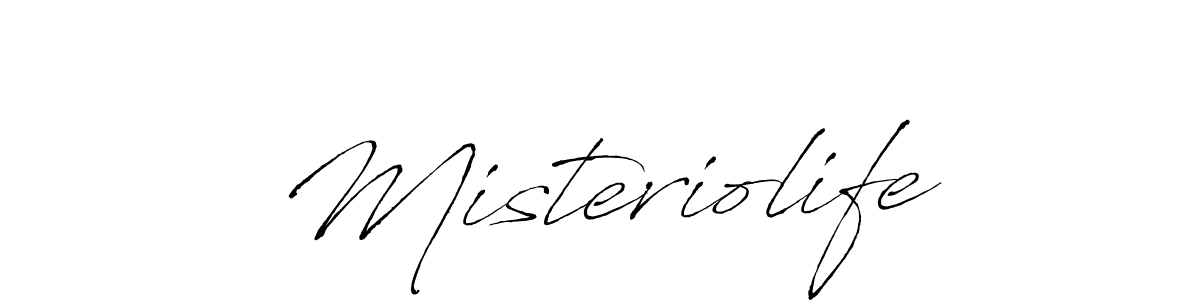 Also You can easily find your signature by using the search form. We will create Misteriolife name handwritten signature images for you free of cost using Antro_Vectra sign style. Misteriolife signature style 6 images and pictures png