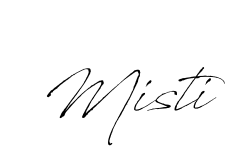 Misti stylish signature style. Best Handwritten Sign (Antro_Vectra) for my name. Handwritten Signature Collection Ideas for my name Misti. Misti signature style 6 images and pictures png
