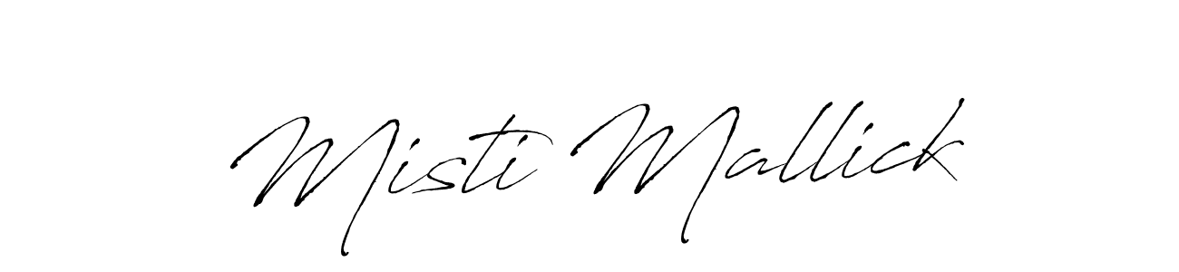 Design your own signature with our free online signature maker. With this signature software, you can create a handwritten (Antro_Vectra) signature for name Misti Mallick. Misti Mallick signature style 6 images and pictures png