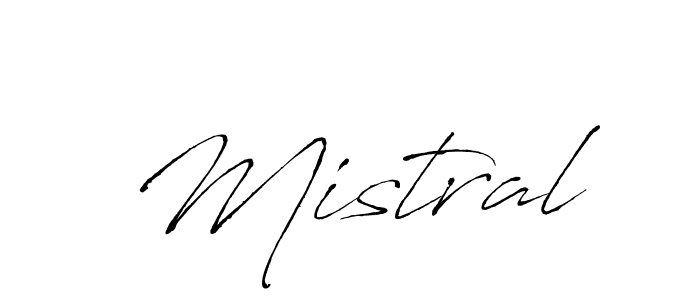 Create a beautiful signature design for name Mistral. With this signature (Antro_Vectra) fonts, you can make a handwritten signature for free. Mistral signature style 6 images and pictures png