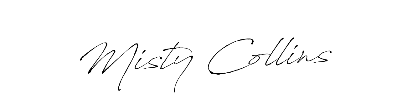 Make a beautiful signature design for name Misty Collins. With this signature (Antro_Vectra) style, you can create a handwritten signature for free. Misty Collins signature style 6 images and pictures png