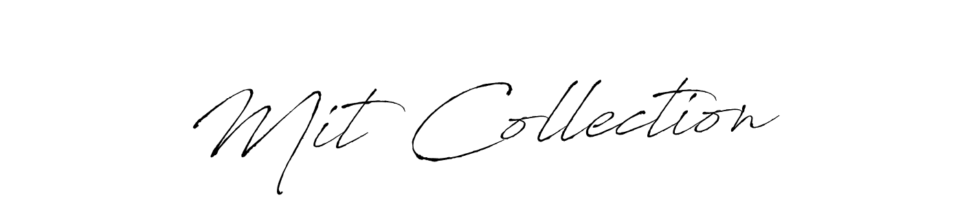 Create a beautiful signature design for name Mit Collection. With this signature (Antro_Vectra) fonts, you can make a handwritten signature for free. Mit Collection signature style 6 images and pictures png