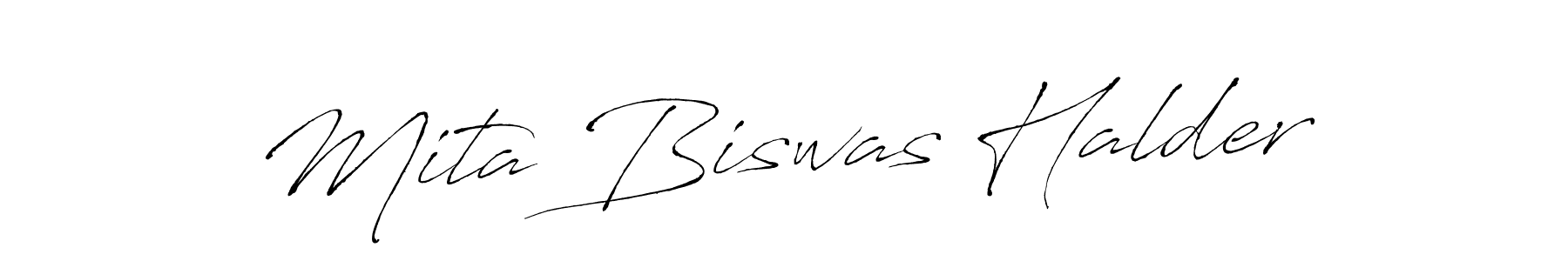 Use a signature maker to create a handwritten signature online. With this signature software, you can design (Antro_Vectra) your own signature for name Mita Biswas Halder. Mita Biswas Halder signature style 6 images and pictures png