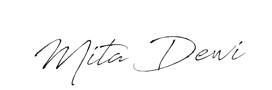 if you are searching for the best signature style for your name Mita Dewi. so please give up your signature search. here we have designed multiple signature styles  using Antro_Vectra. Mita Dewi signature style 6 images and pictures png