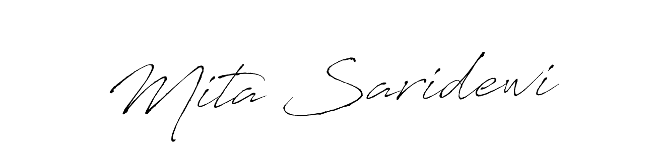Once you've used our free online signature maker to create your best signature Antro_Vectra style, it's time to enjoy all of the benefits that Mita Saridewi name signing documents. Mita Saridewi signature style 6 images and pictures png