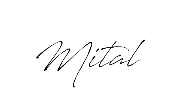 See photos of Mital  official signature by Spectra . Check more albums & portfolios. Read reviews & check more about Antro_Vectra font. Mital  signature style 6 images and pictures png