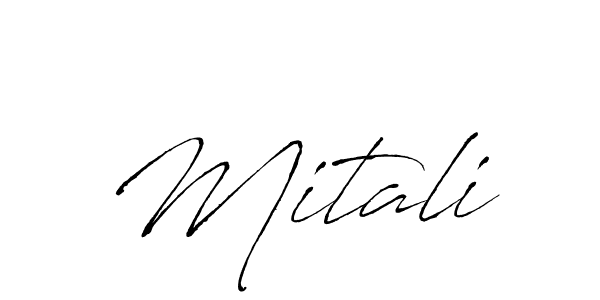 How to make Mitali signature? Antro_Vectra is a professional autograph style. Create handwritten signature for Mitali name. Mitali signature style 6 images and pictures png