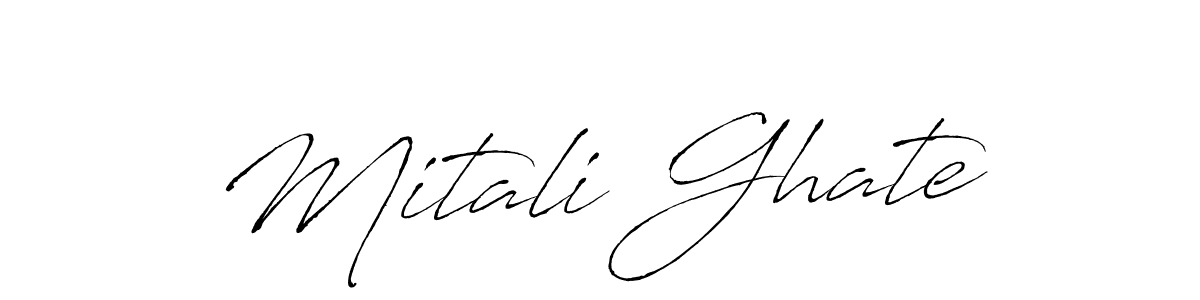 Similarly Antro_Vectra is the best handwritten signature design. Signature creator online .You can use it as an online autograph creator for name Mitali Ghate. Mitali Ghate signature style 6 images and pictures png