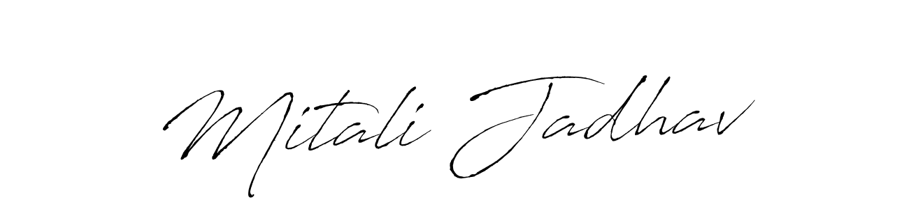 You should practise on your own different ways (Antro_Vectra) to write your name (Mitali Jadhav) in signature. don't let someone else do it for you. Mitali Jadhav signature style 6 images and pictures png