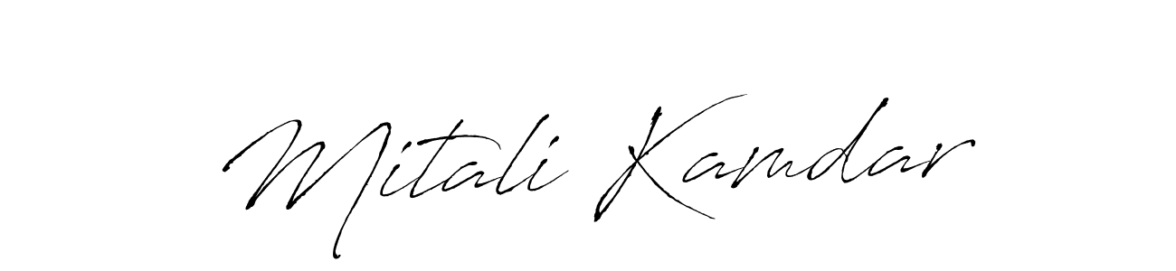 It looks lik you need a new signature style for name Mitali Kamdar. Design unique handwritten (Antro_Vectra) signature with our free signature maker in just a few clicks. Mitali Kamdar signature style 6 images and pictures png