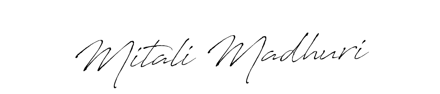 You should practise on your own different ways (Antro_Vectra) to write your name (Mitali Madhuri) in signature. don't let someone else do it for you. Mitali Madhuri signature style 6 images and pictures png