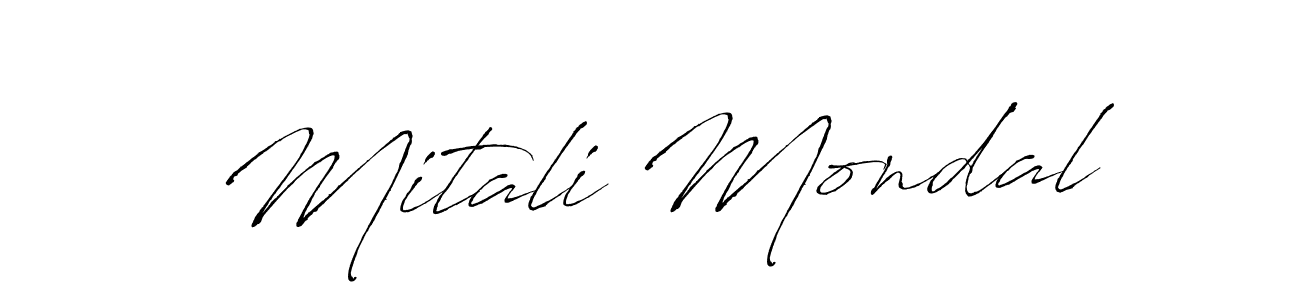 Use a signature maker to create a handwritten signature online. With this signature software, you can design (Antro_Vectra) your own signature for name Mitali Mondal. Mitali Mondal signature style 6 images and pictures png