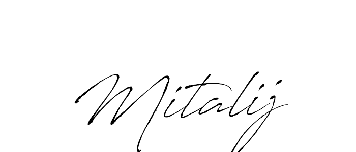 Also we have Mitalij name is the best signature style. Create professional handwritten signature collection using Antro_Vectra autograph style. Mitalij signature style 6 images and pictures png