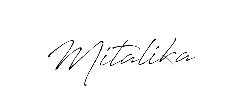 You should practise on your own different ways (Antro_Vectra) to write your name (Mitalika) in signature. don't let someone else do it for you. Mitalika signature style 6 images and pictures png