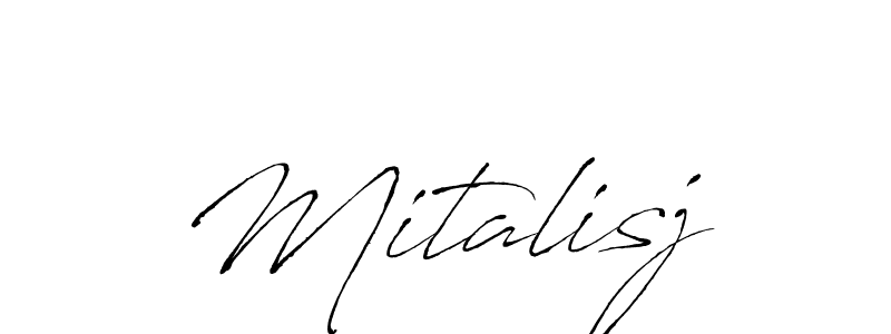 How to make Mitalisj signature? Antro_Vectra is a professional autograph style. Create handwritten signature for Mitalisj name. Mitalisj signature style 6 images and pictures png