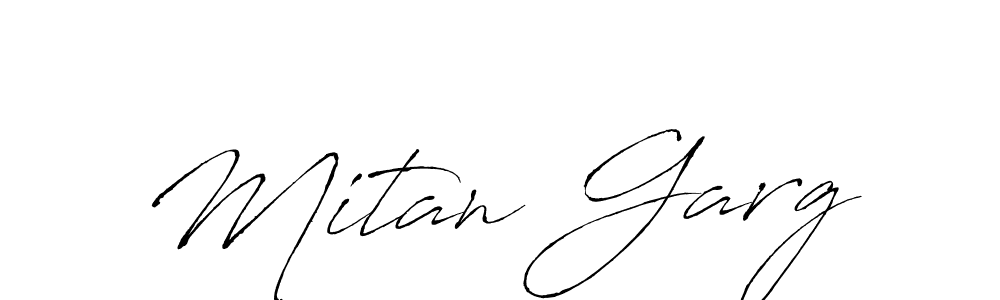 The best way (Antro_Vectra) to make a short signature is to pick only two or three words in your name. The name Mitan Garg include a total of six letters. For converting this name. Mitan Garg signature style 6 images and pictures png