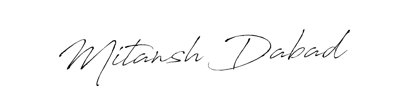 Make a beautiful signature design for name Mitansh Dabad. Use this online signature maker to create a handwritten signature for free. Mitansh Dabad signature style 6 images and pictures png