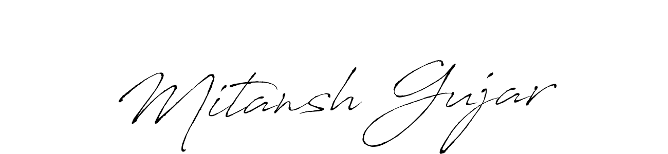 You should practise on your own different ways (Antro_Vectra) to write your name (Mitansh Gujar) in signature. don't let someone else do it for you. Mitansh Gujar signature style 6 images and pictures png