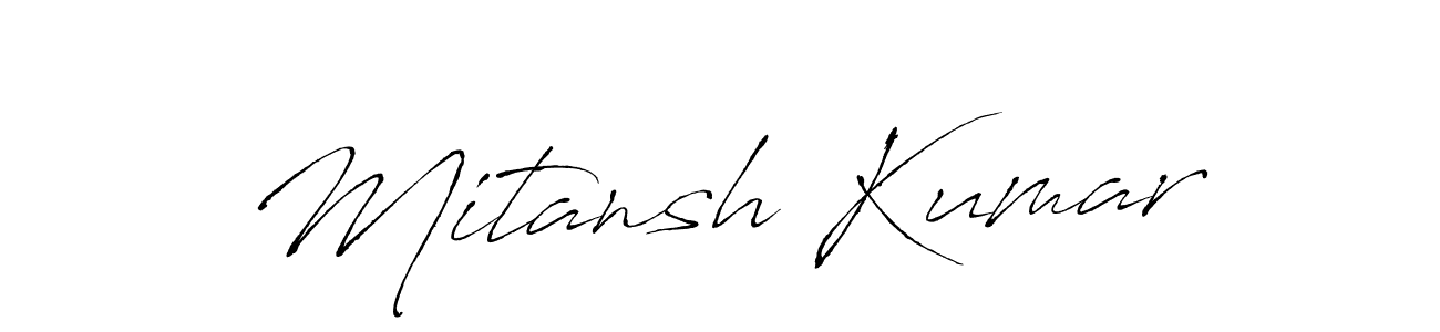 How to make Mitansh Kumar signature? Antro_Vectra is a professional autograph style. Create handwritten signature for Mitansh Kumar name. Mitansh Kumar signature style 6 images and pictures png