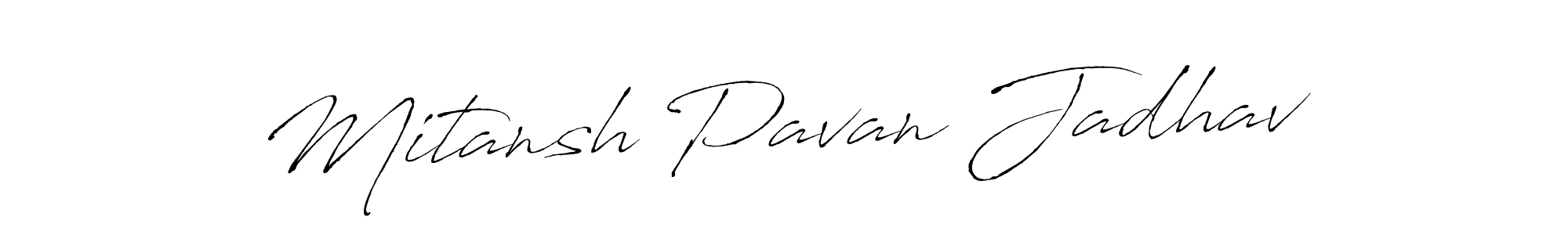 Make a beautiful signature design for name Mitansh Pavan Jadhav. Use this online signature maker to create a handwritten signature for free. Mitansh Pavan Jadhav signature style 6 images and pictures png