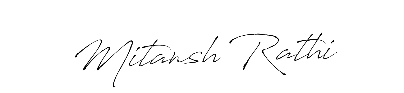 Also we have Mitansh Rathi name is the best signature style. Create professional handwritten signature collection using Antro_Vectra autograph style. Mitansh Rathi signature style 6 images and pictures png