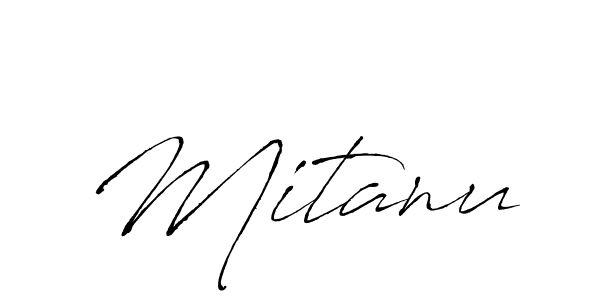 Similarly Antro_Vectra is the best handwritten signature design. Signature creator online .You can use it as an online autograph creator for name Mitanu. Mitanu signature style 6 images and pictures png