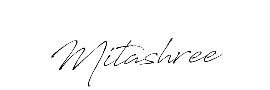 Use a signature maker to create a handwritten signature online. With this signature software, you can design (Antro_Vectra) your own signature for name Mitashree. Mitashree signature style 6 images and pictures png