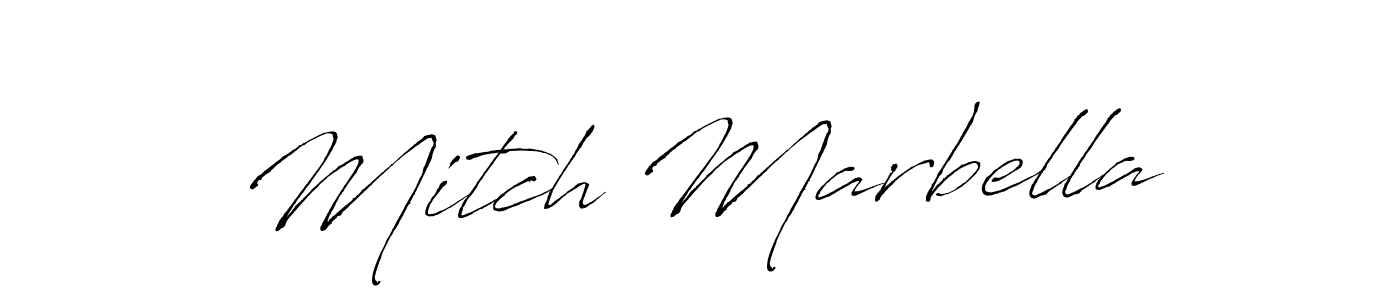 Antro_Vectra is a professional signature style that is perfect for those who want to add a touch of class to their signature. It is also a great choice for those who want to make their signature more unique. Get Mitch Marbella name to fancy signature for free. Mitch Marbella signature style 6 images and pictures png