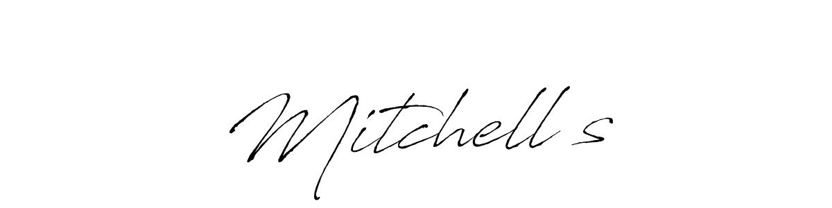 You should practise on your own different ways (Antro_Vectra) to write your name (Mitchell’s) in signature. don't let someone else do it for you. Mitchell’s signature style 6 images and pictures png