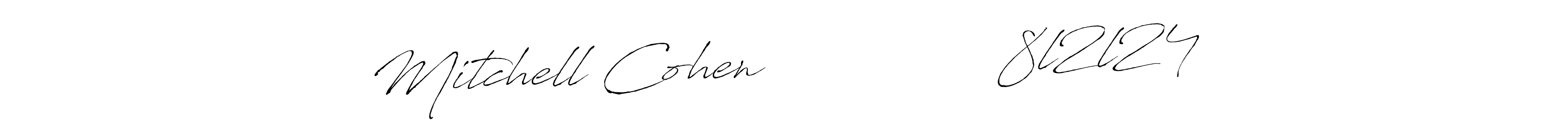 It looks lik you need a new signature style for name Mitchell Cohen               8l2l24. Design unique handwritten (Antro_Vectra) signature with our free signature maker in just a few clicks. Mitchell Cohen               8l2l24 signature style 6 images and pictures png