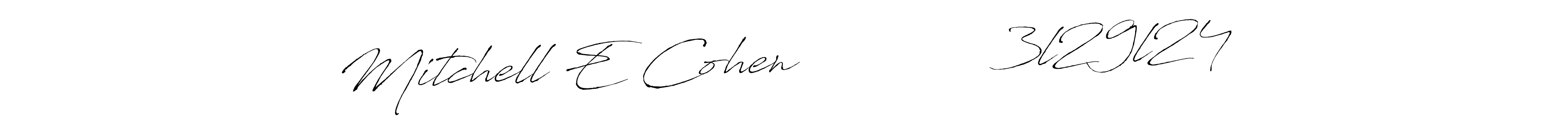 How to make Mitchell E Cohen             3l29l24 signature? Antro_Vectra is a professional autograph style. Create handwritten signature for Mitchell E Cohen             3l29l24 name. Mitchell E Cohen             3l29l24 signature style 6 images and pictures png