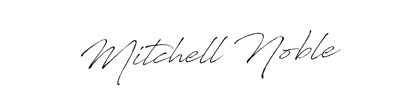 Create a beautiful signature design for name Mitchell Noble. With this signature (Antro_Vectra) fonts, you can make a handwritten signature for free. Mitchell Noble signature style 6 images and pictures png