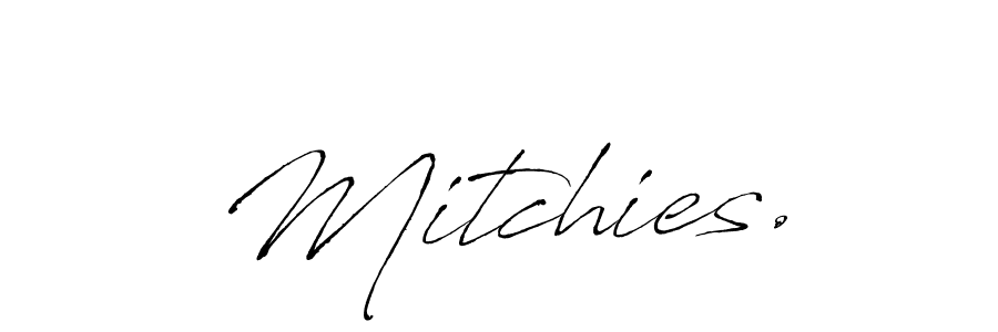 Also You can easily find your signature by using the search form. We will create Mitchies. name handwritten signature images for you free of cost using Antro_Vectra sign style. Mitchies. signature style 6 images and pictures png