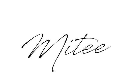 Design your own signature with our free online signature maker. With this signature software, you can create a handwritten (Antro_Vectra) signature for name Mitee. Mitee signature style 6 images and pictures png