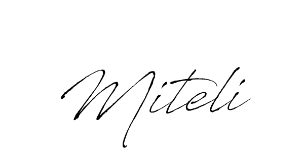 Make a short Miteli signature style. Manage your documents anywhere anytime using Antro_Vectra. Create and add eSignatures, submit forms, share and send files easily. Miteli signature style 6 images and pictures png